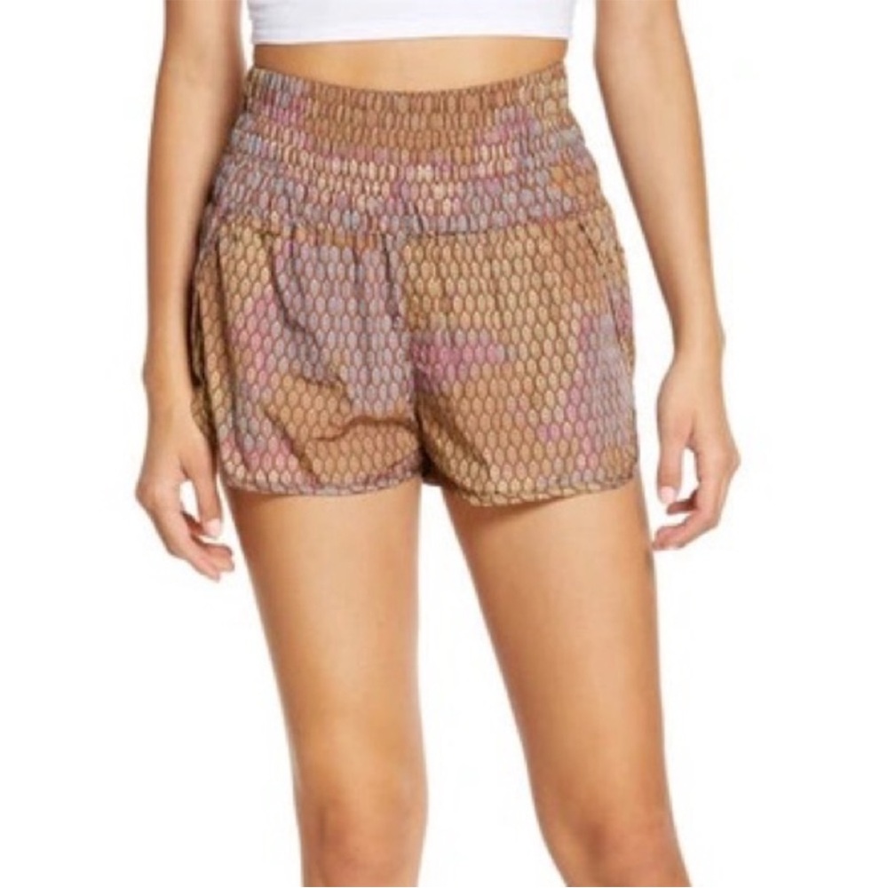 🌟2/$50🌟 NWOT Free People Movement The Way Home Printed Shorts